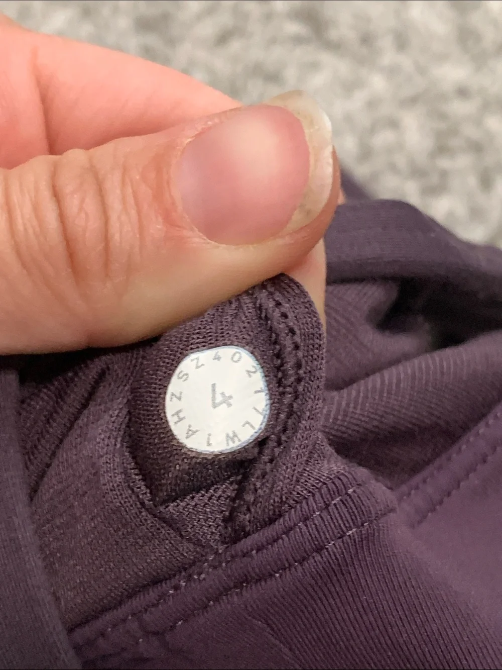 Lululemon Final Lap Dark Purple Racerback Tank Top